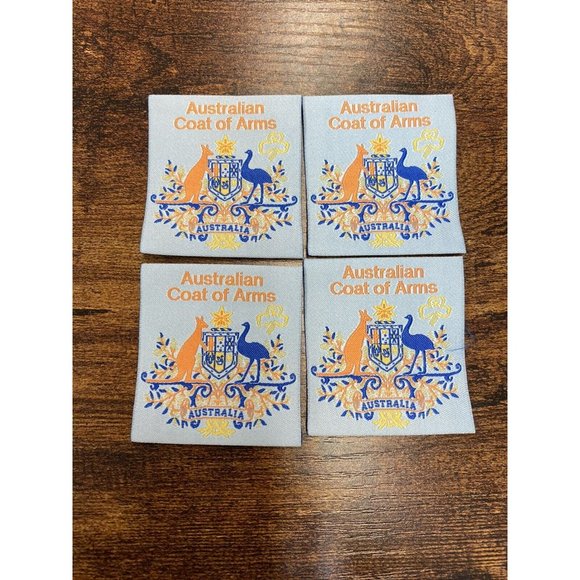 Girl Guides Australia Australian Coat of Arms Ribbon Patch LOT 4 - Picture 2 of 6